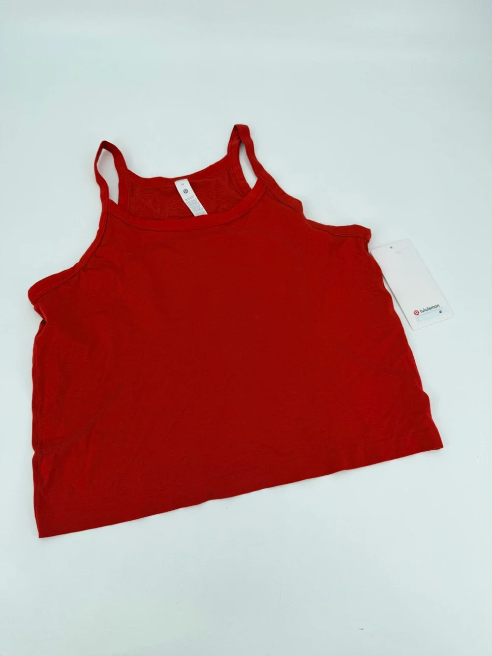 Lululemon Swiftly Cami Tank Top Oxford Red 14 NEW - Picture 3 of 6